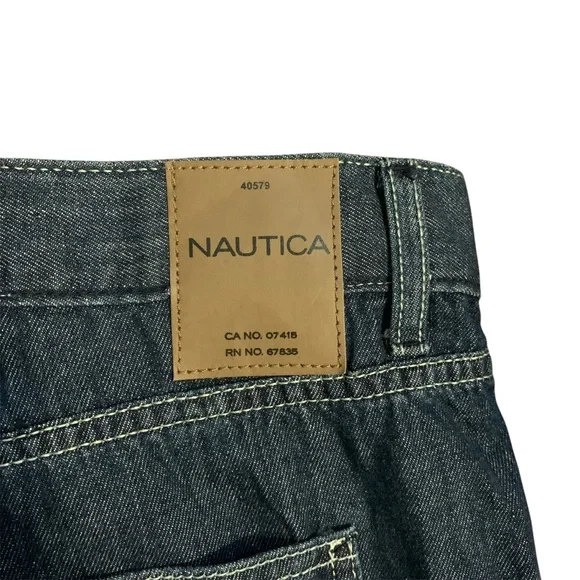 Nautica US Navy Style Denim Fatigue Dungaree Jeans - Picture 7 of 7